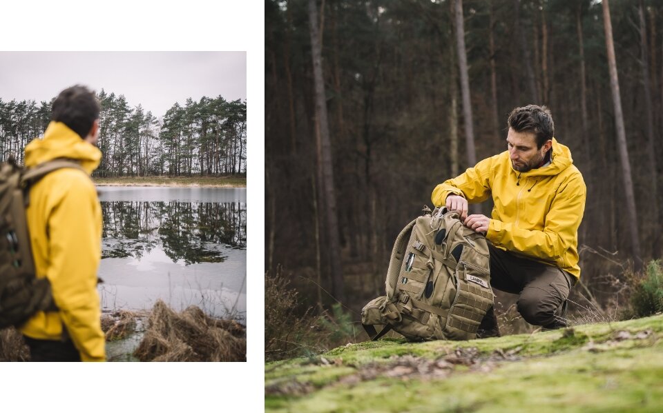 A.S.Adventure Ambassadeur Jelle Canipel op trekctocht met de waterdichte Ayacucho 3L Mountain Jacket