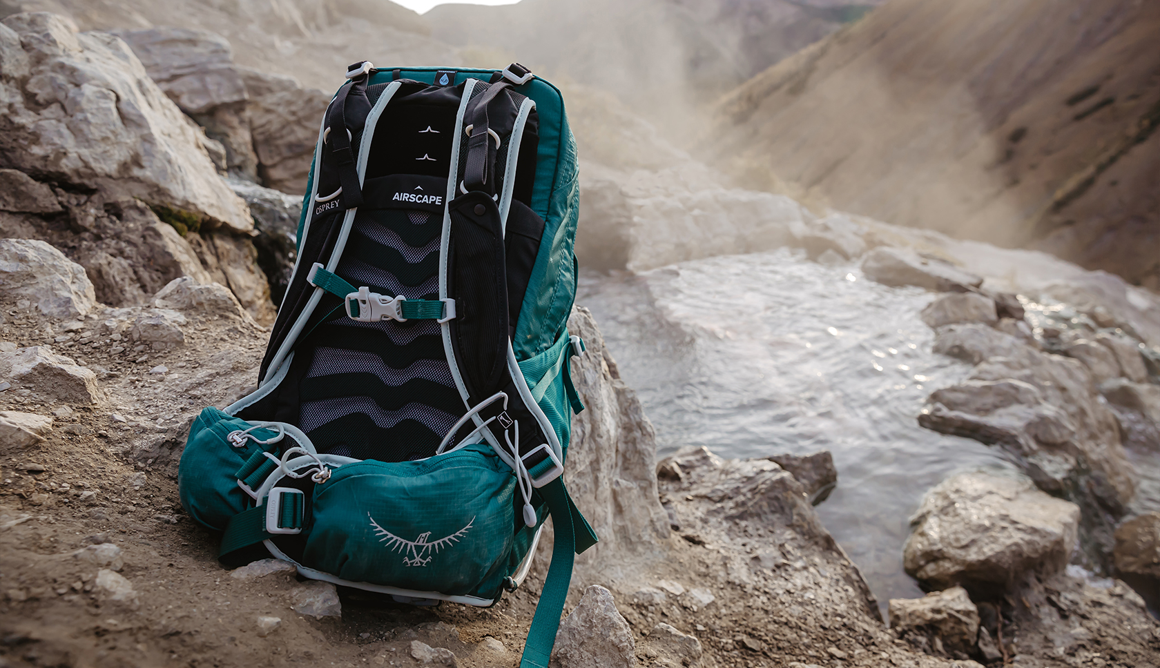 Woman wearing a Columbia fleece