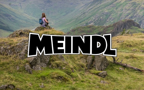 Man walking on hillside