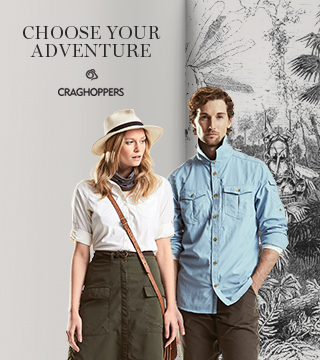 Woman and a man wearing Craghoppers gear