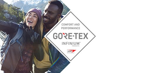 Two parts to the image - on the left -a woman and a man are taking a selfie somewhere outdoors. On the right - 'Tested for Selfies' copy on the white background.