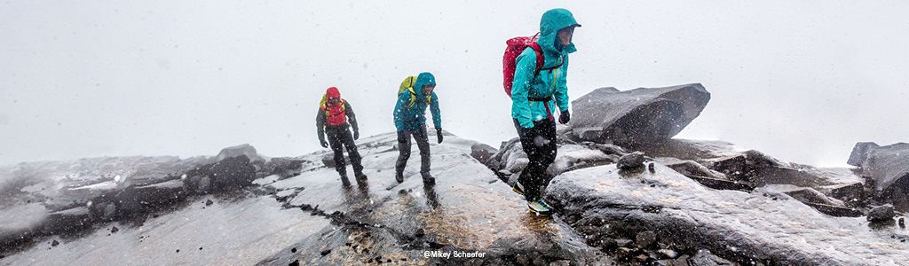 People walking in Patagonia 