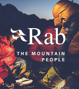 People in the dark using and wearing Rab gear.