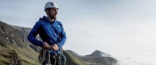 Man In Climbing Gear
