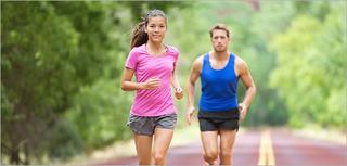 couple running
