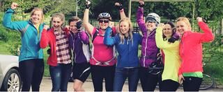 Group of Woman Cyclists