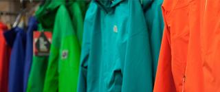 Row of Waterproofs