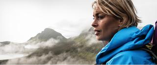 Woman Looking at Landscape
