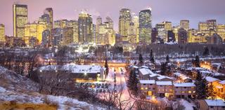 Calgary at Sunset by Sean Byrne