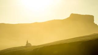 Golden Sunset across the Icelandic Landscape