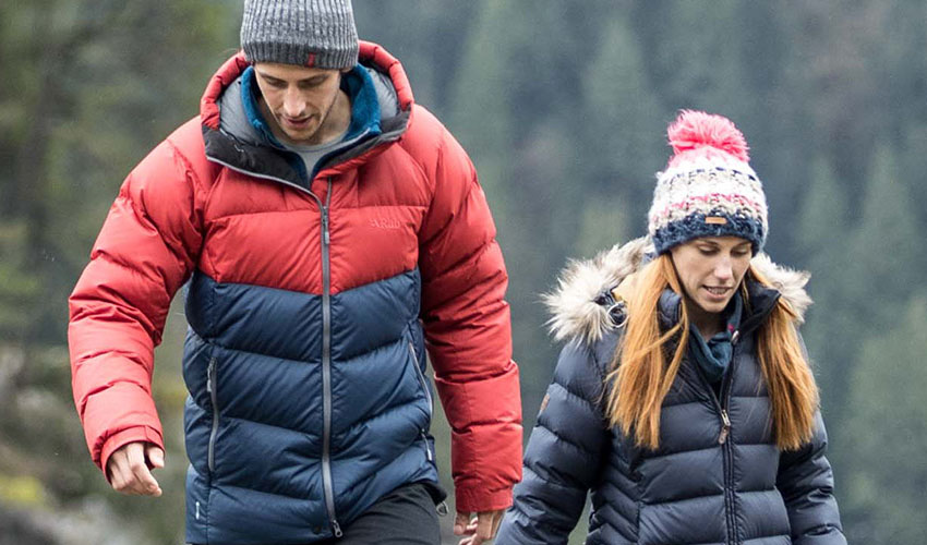 mens waterproof down jackets uk