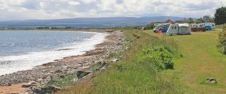 Campsite near the sea