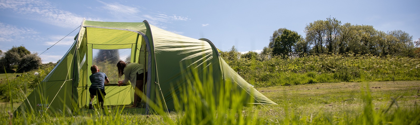 Pitch tent top
