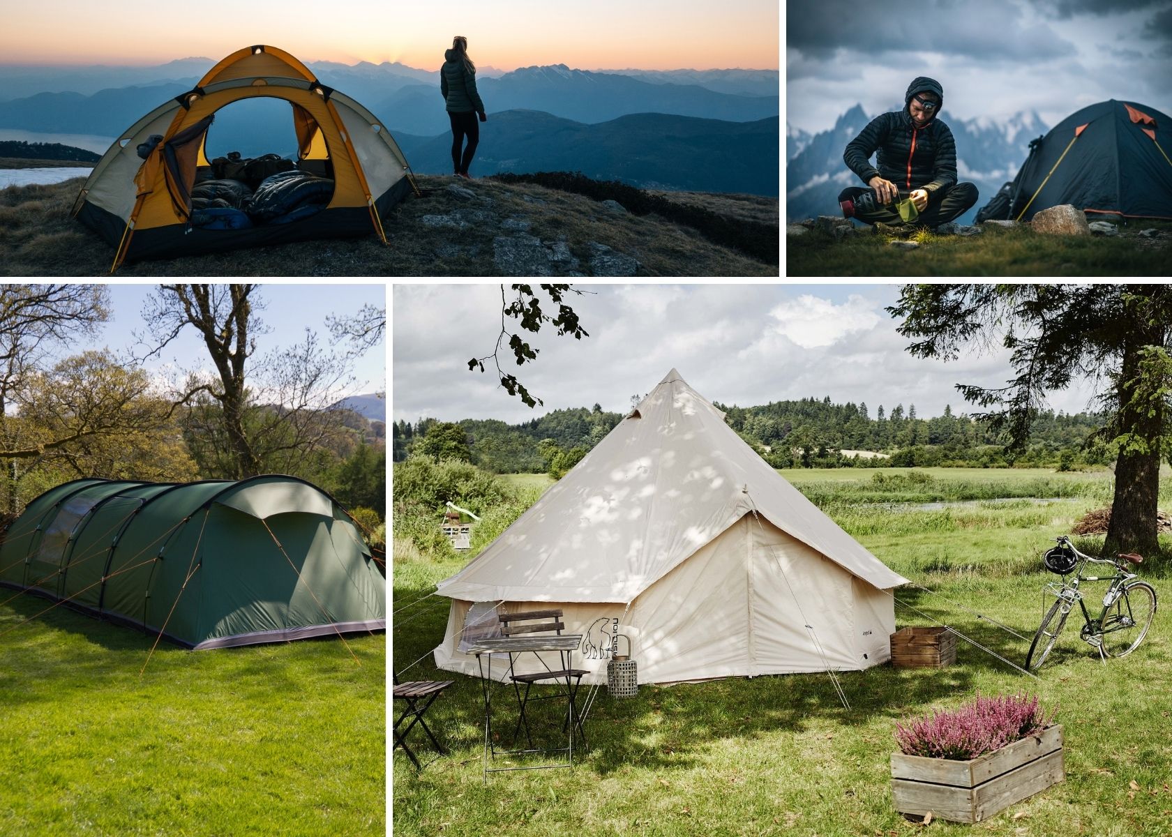 Tents carousel