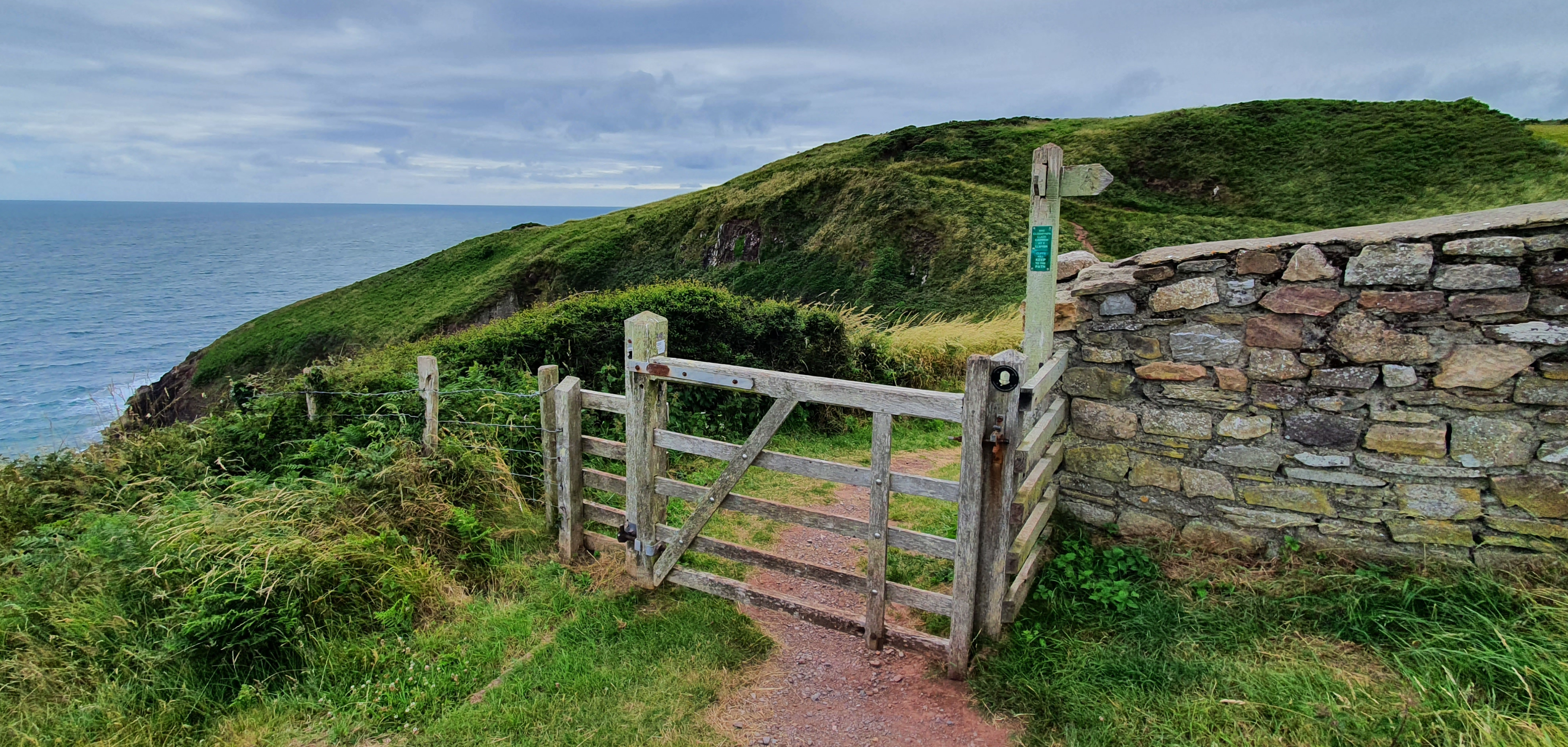 A fence in the countryside