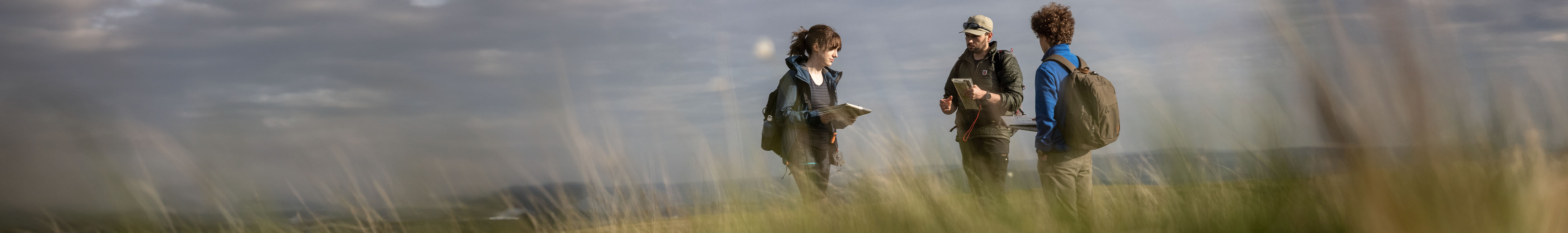 Young people during a youth expedition