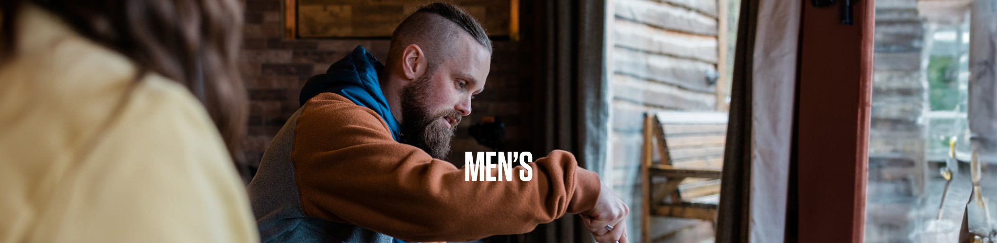 Man sitting outdoors
