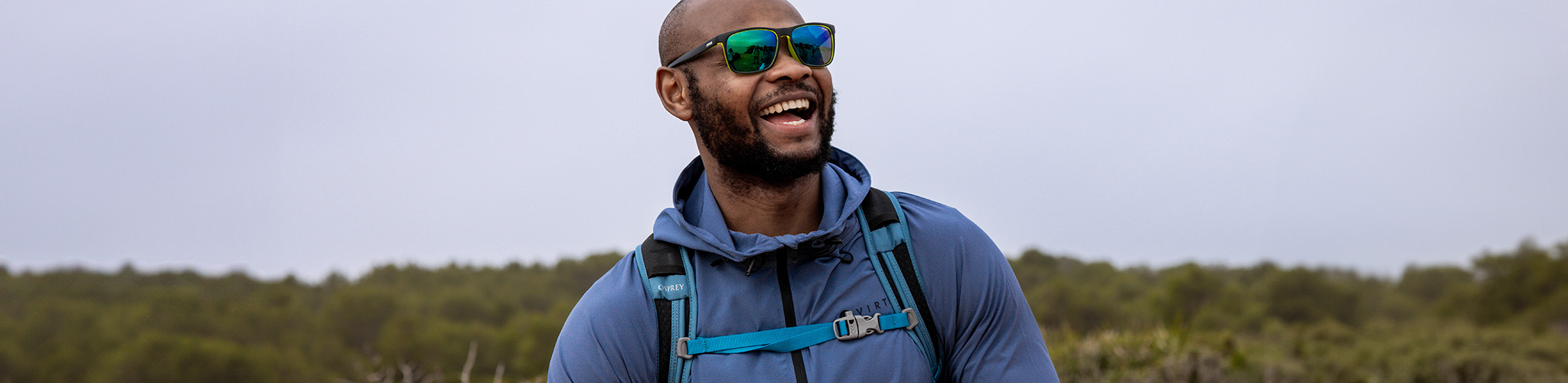 Man hiking outdoors