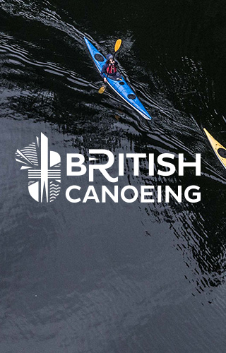 British Canoeing - person in a canoe on a lake