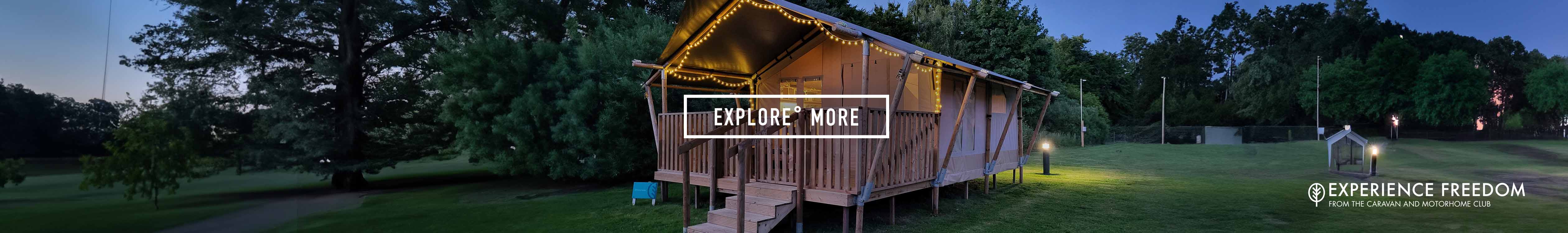 A woden hut in a lovely outdoor setting