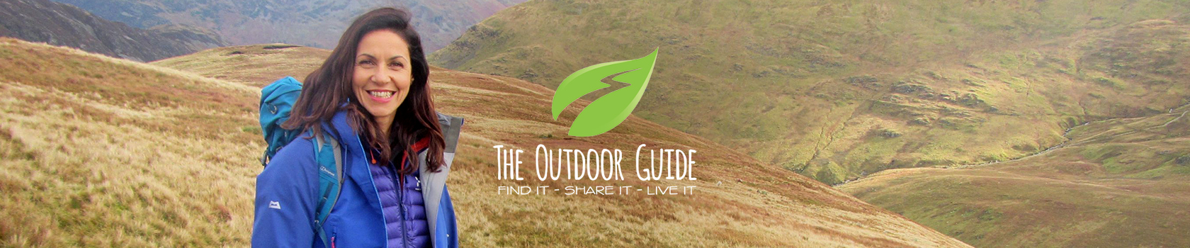 The Outdoor Guide - an image of Julia Bradbury enjoying outdoors