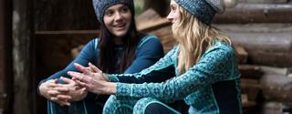 2 Women in base layers