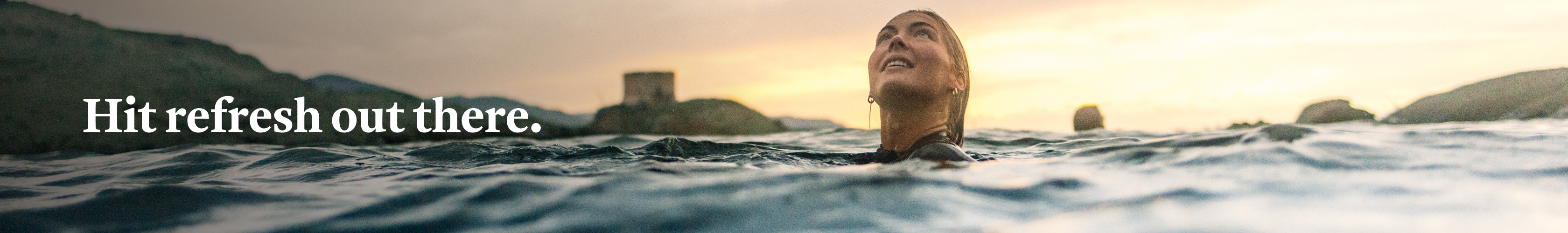 Hit fresh out there - wild swimming