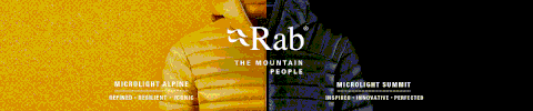 People in the dark using and wearing Rab gear.