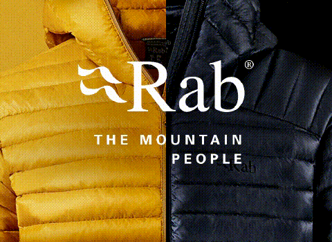 People in the dark using and wearing Rab gear.