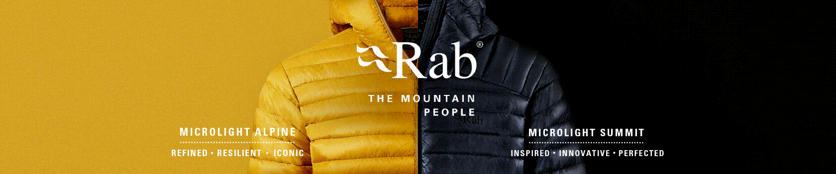 People in the dark using and wearing Rab gear.
