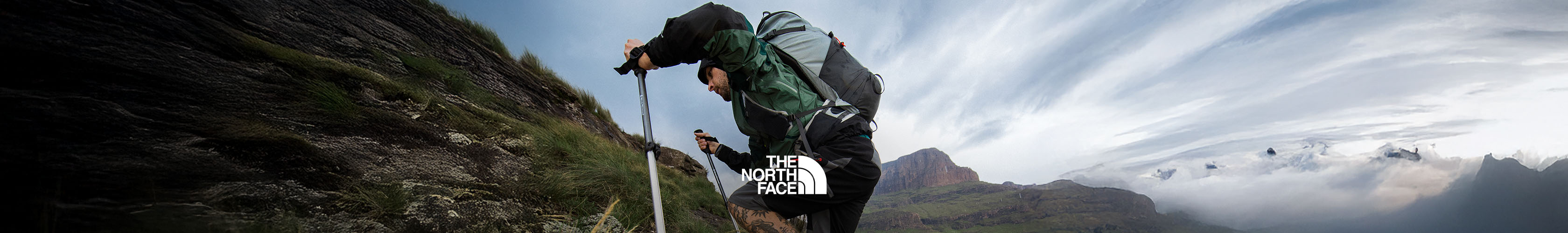 the north face, someone enjoying the outdoors