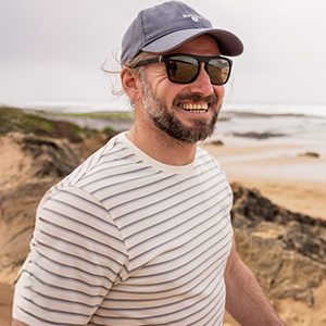 man wearing sunglasses and hat