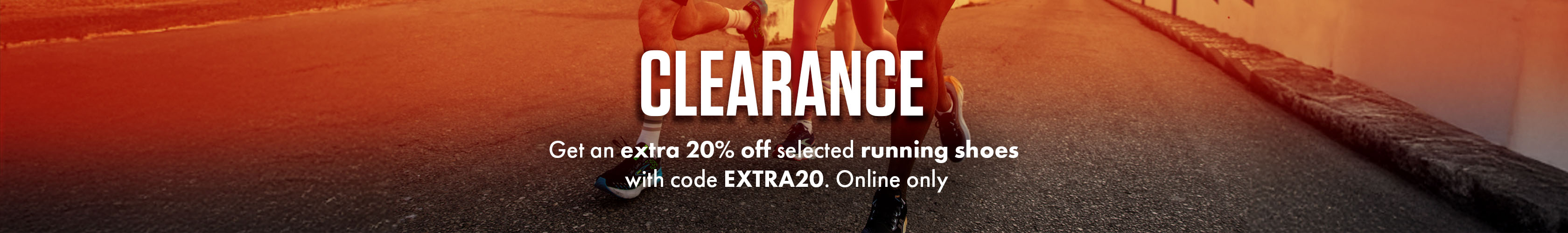 Clearance - extra 20% off
