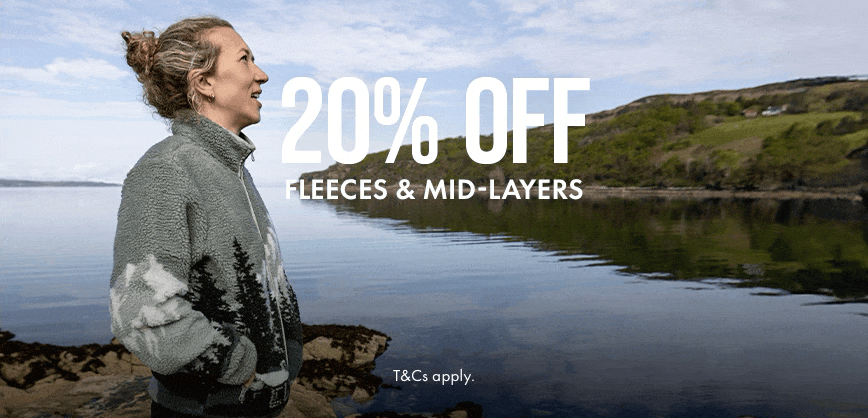 20% Off Fleeces & Mid-layers