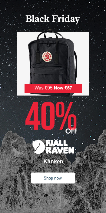 Fjallraven Kanken Pack 40% Off Black Friday Deals