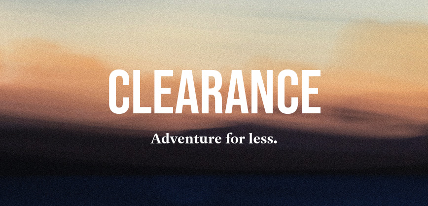 Shop clearance - Adventure for less