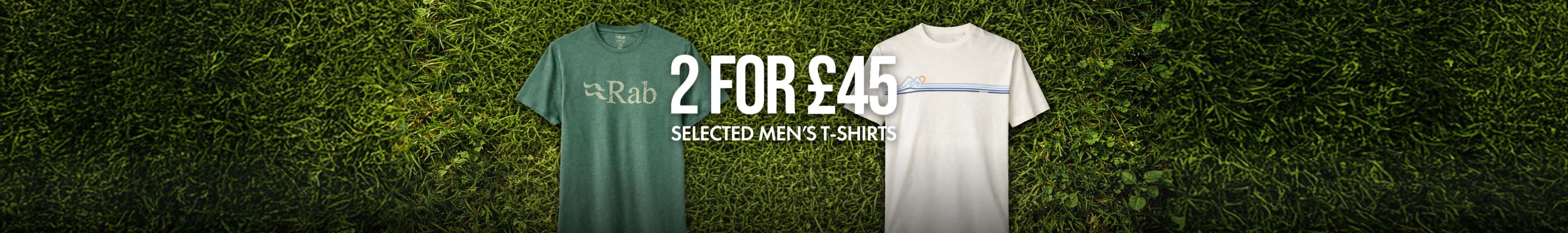 2 for £45 t-shirt offer