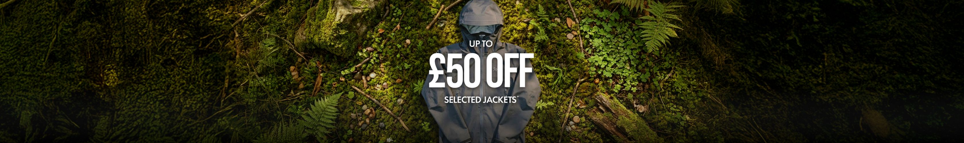 jacket offer - £50 off selected jackets