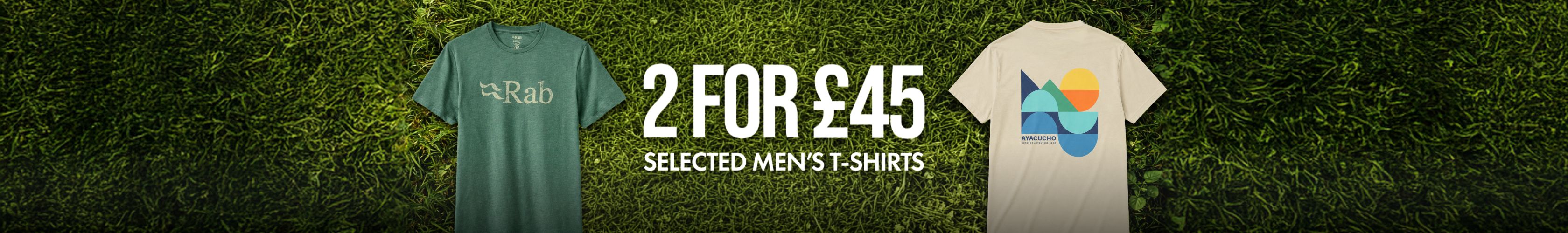 2 for £45 t-shirt offer