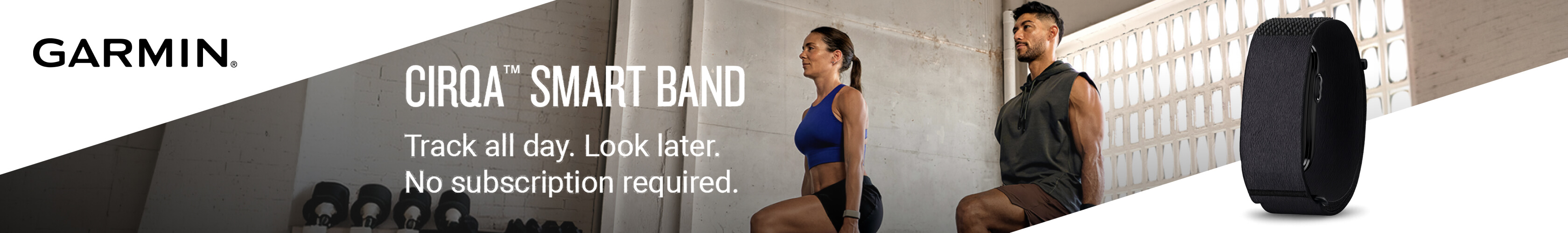 Shop Garmin Cirqa smart band on Cotswold outdoor