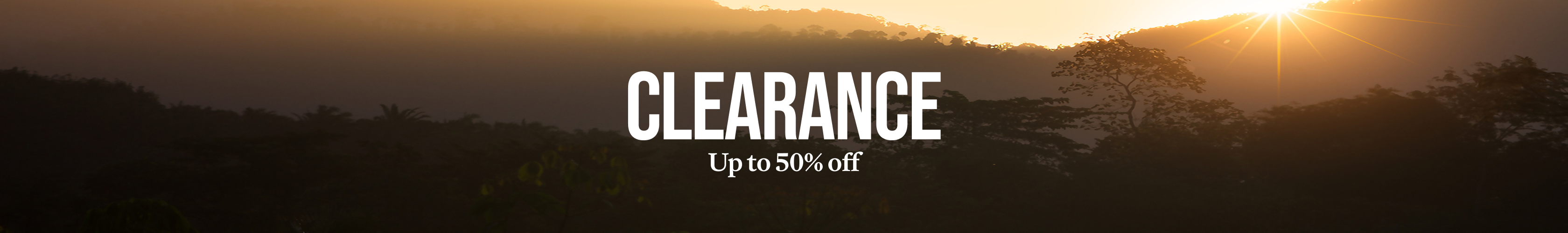 Shop up to 50% off in clearance