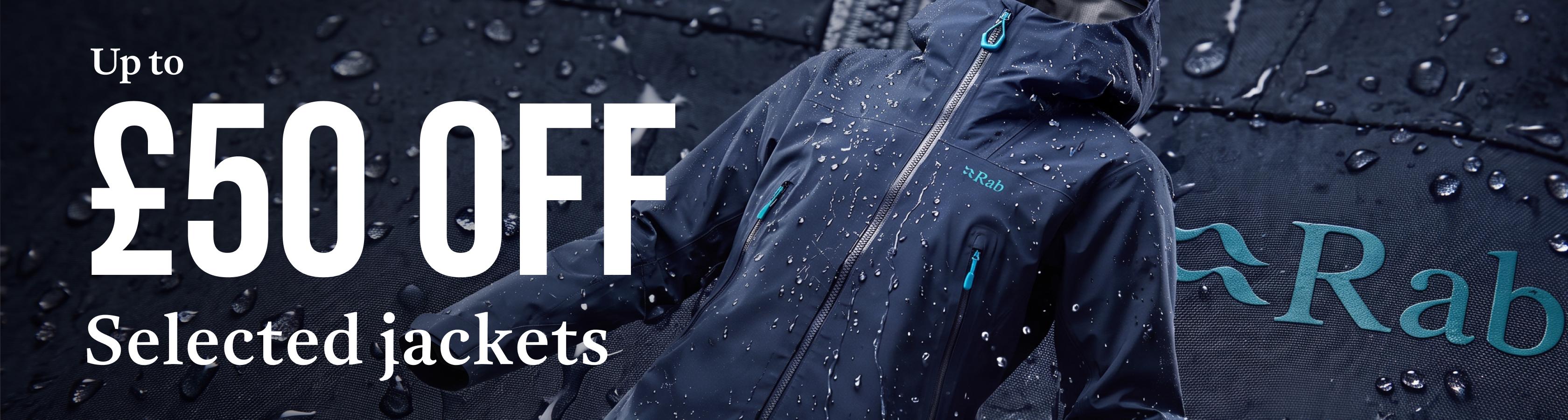 Shop up to £50 off selected jackets on Cotswold Outdoor