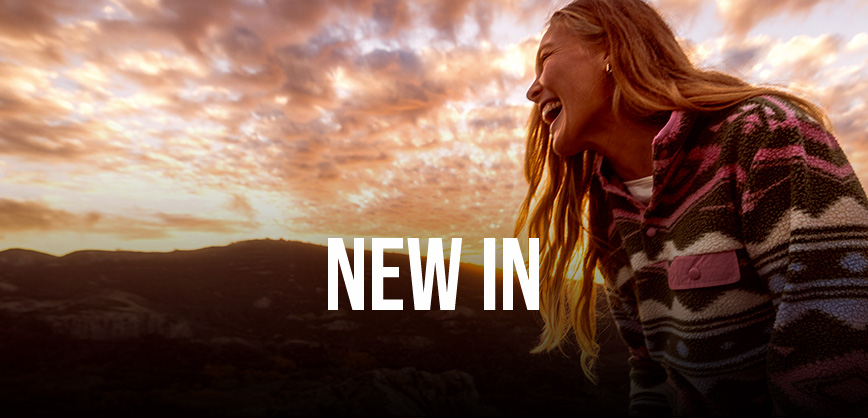 Women wearing a warm fleece from the new collection