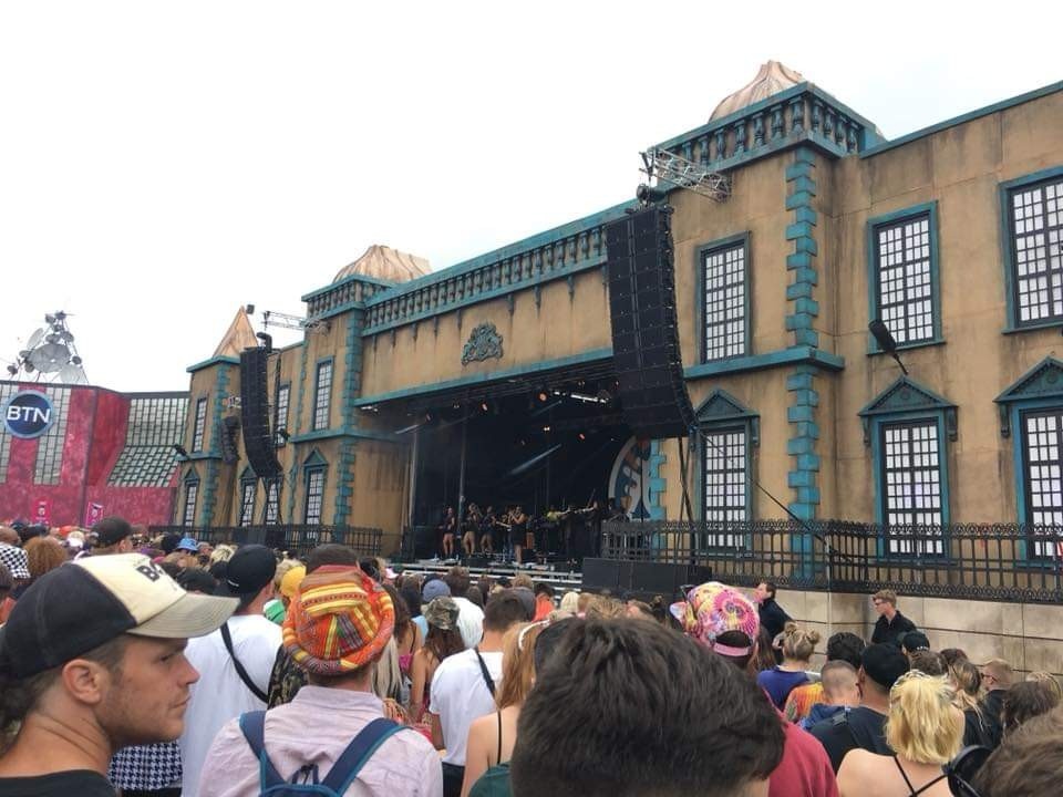 The Town Centre stage at Boomtown 