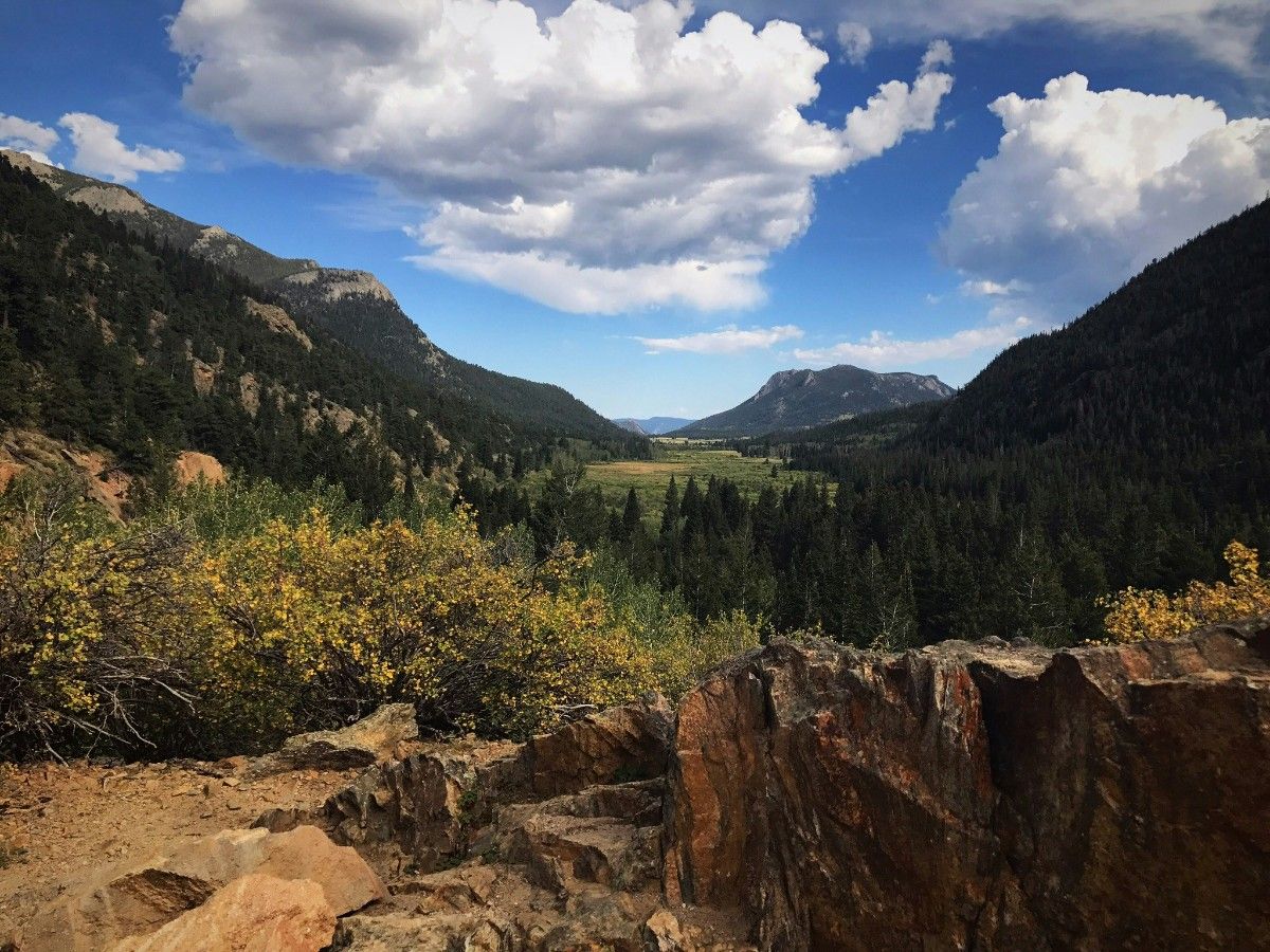Rocky Mountain National Park in the warmer months 