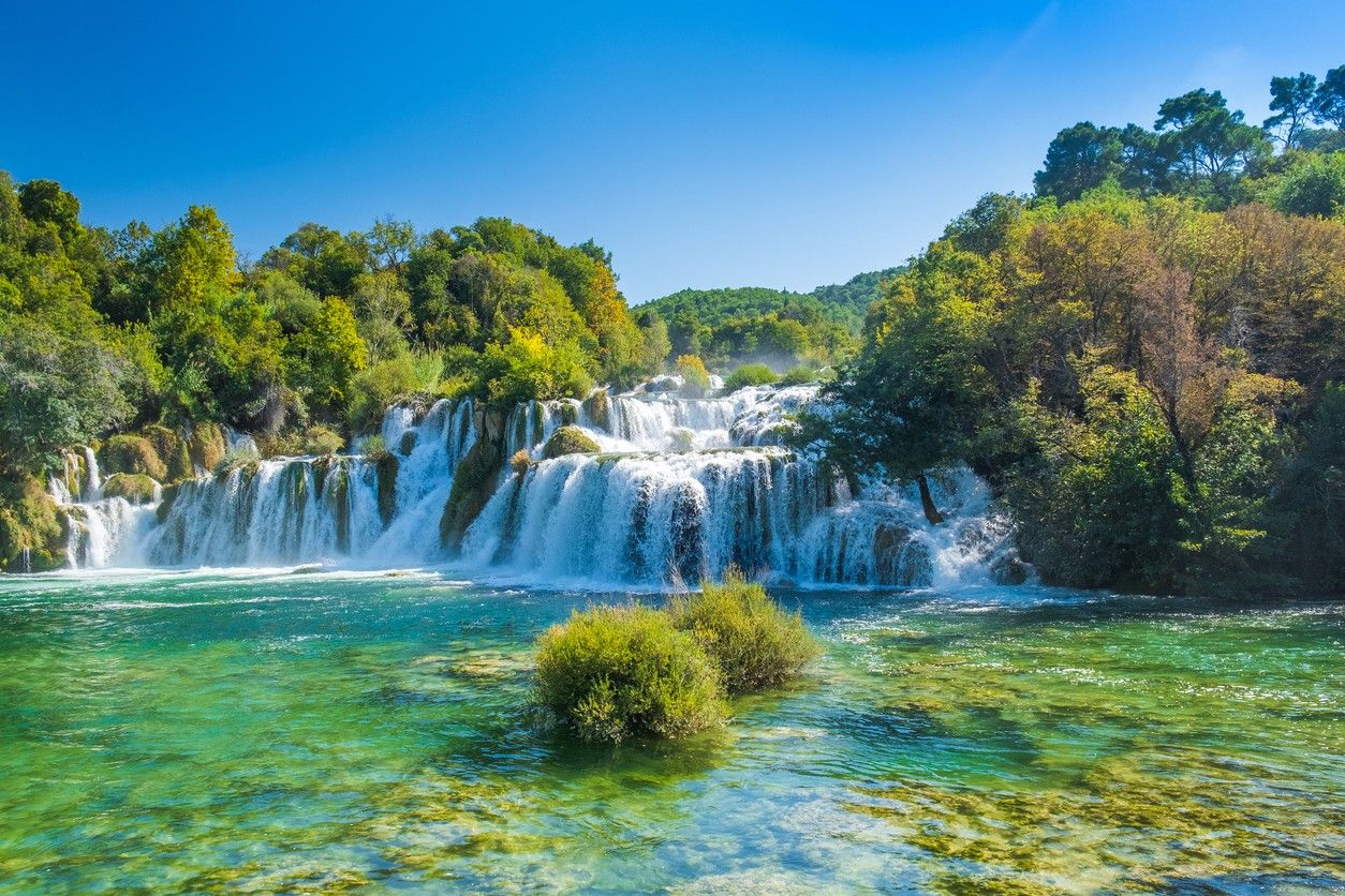 waterfall at Krka National Park 