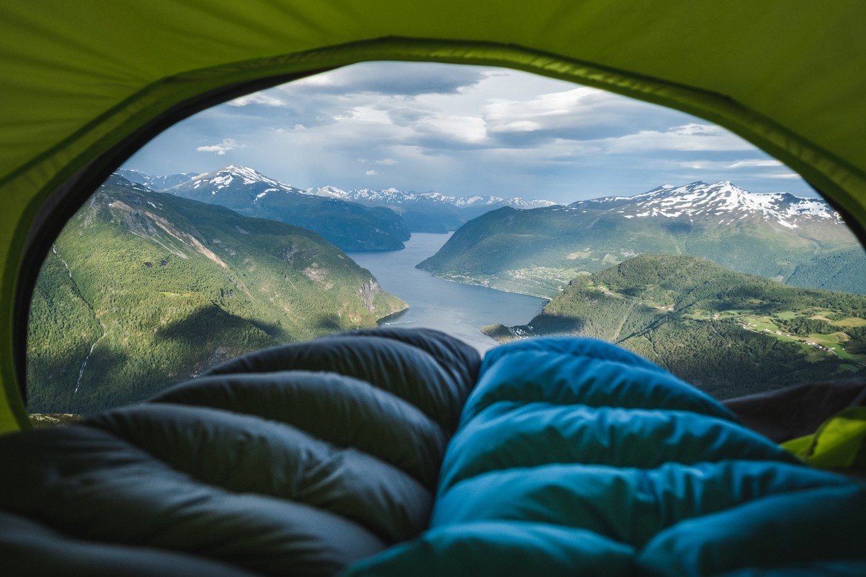 View from a tent