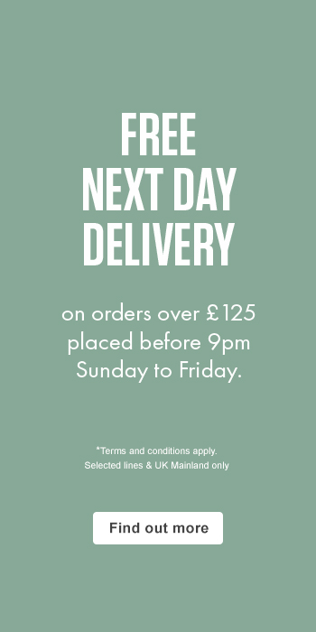 Free Next Day Delivery on orders over £125