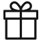 Birthday gift icon