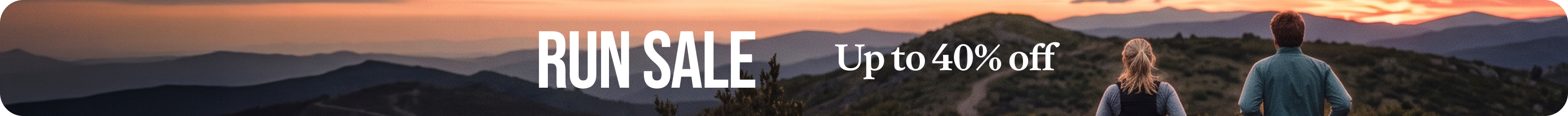 Shop up to 40% off in the run sale